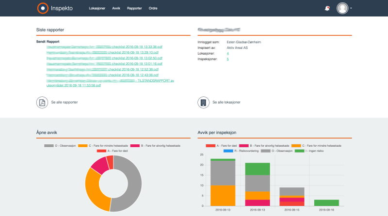 Inspekto application