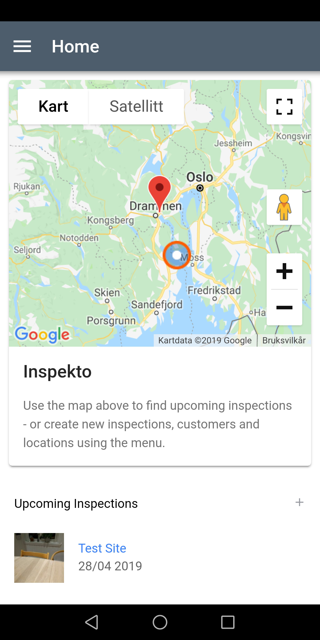 Inspekto mobile app